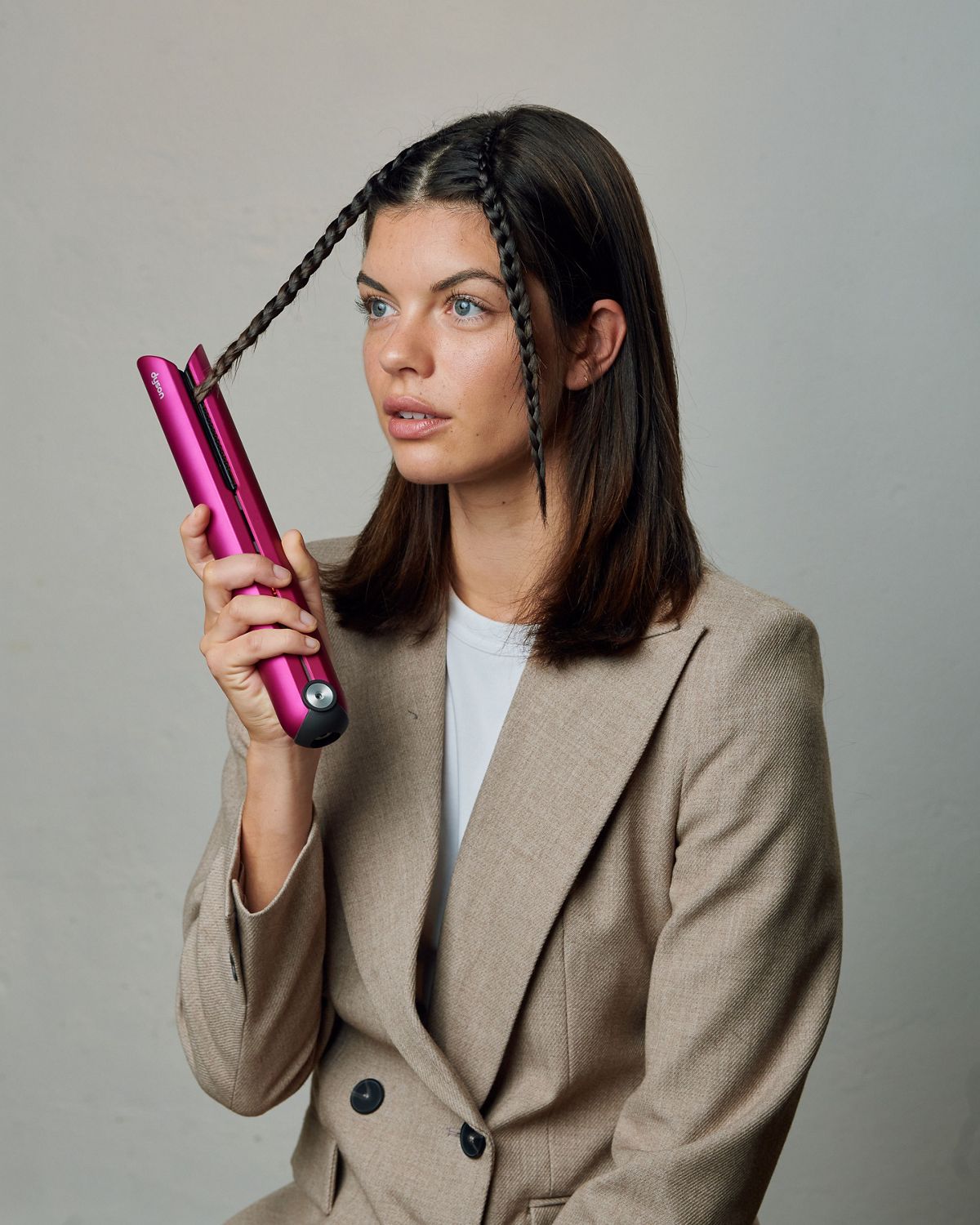 Jen Atkin and a Dyson Engineer